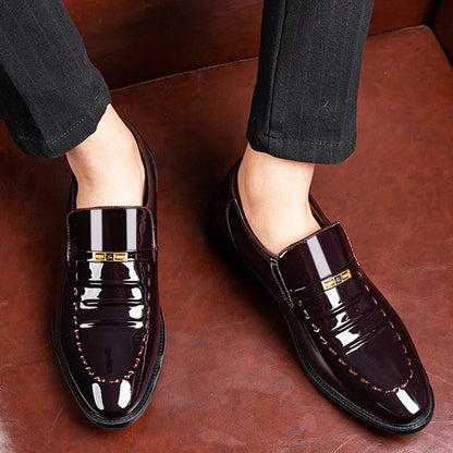 Elegante Herren Lackslipper Formell