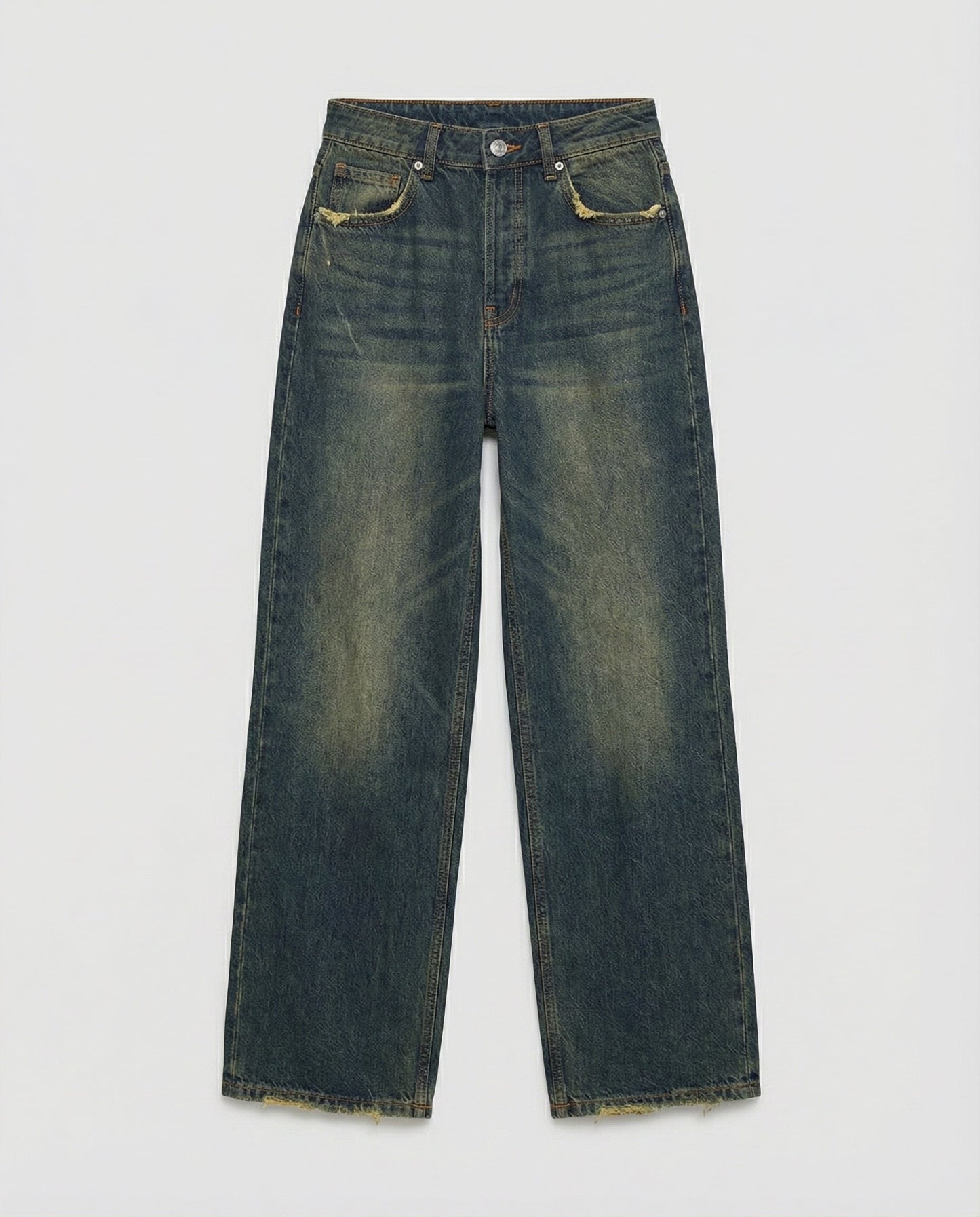Damen Vintage Baggy Jeans