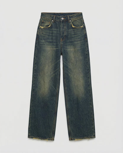 Damen Vintage Baggy Jeans