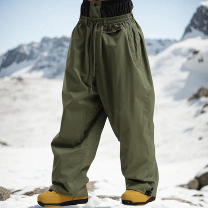 Herrenhose Lockere Fit Weite Beinform Mit Taschen