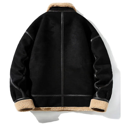 Herren Wildlederjacke Vintage Stil