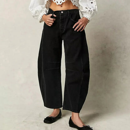 Norvielle Damen Komfort Jeans