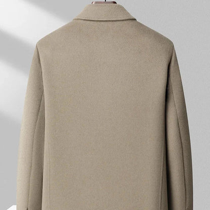 Herren Übergangsjacke Strukturiert Vielseitig Beige