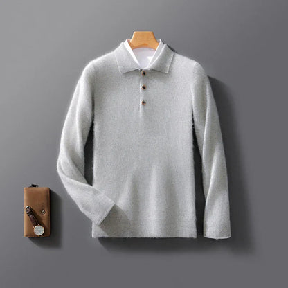Belford Herren Polo aus Kaschmir