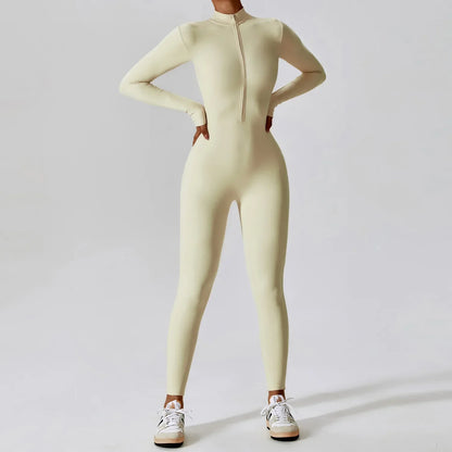 Nahtloser Sportlicher Jumpsuit für Damen