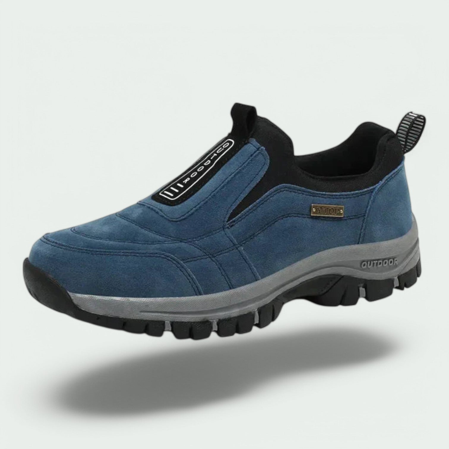 Orthopädische Wanderstiefel Profilsohle Schwarz - Norvielle