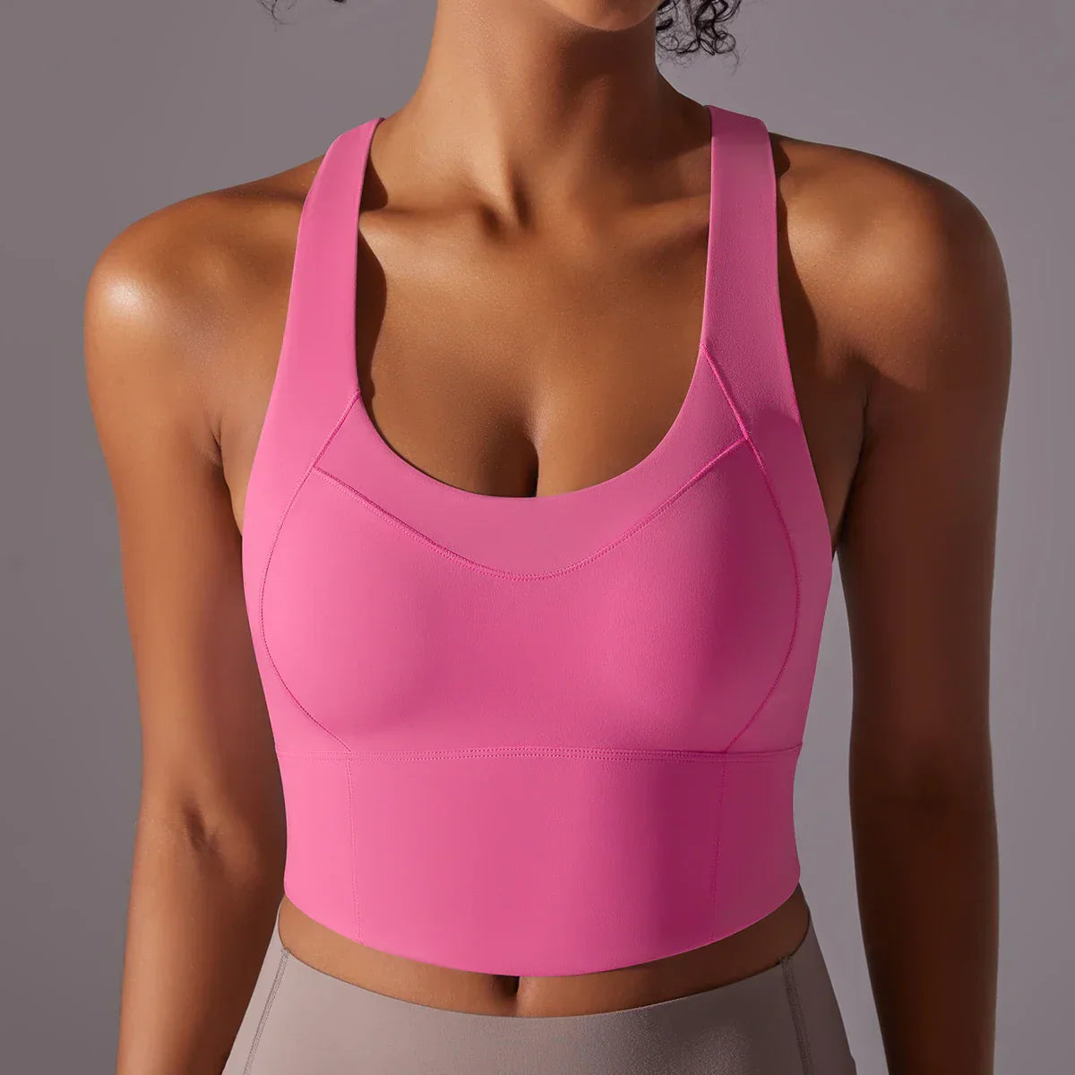 Norvielle Damen Yoga-Bh Eng Anliegend Sportlich