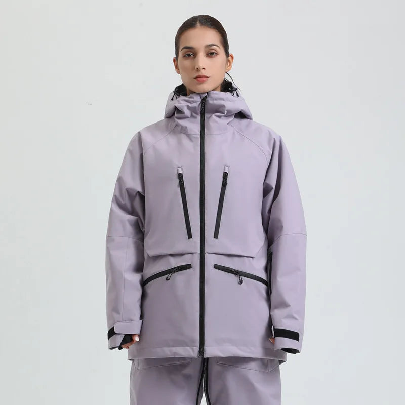 Unisex Skijacke Wintersport Funktionales Nylon