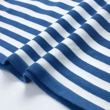 Damen Langarmshirt Lässig Gestreift