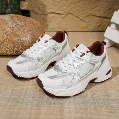 Damen Chunky Sneaker Schnürverschluss