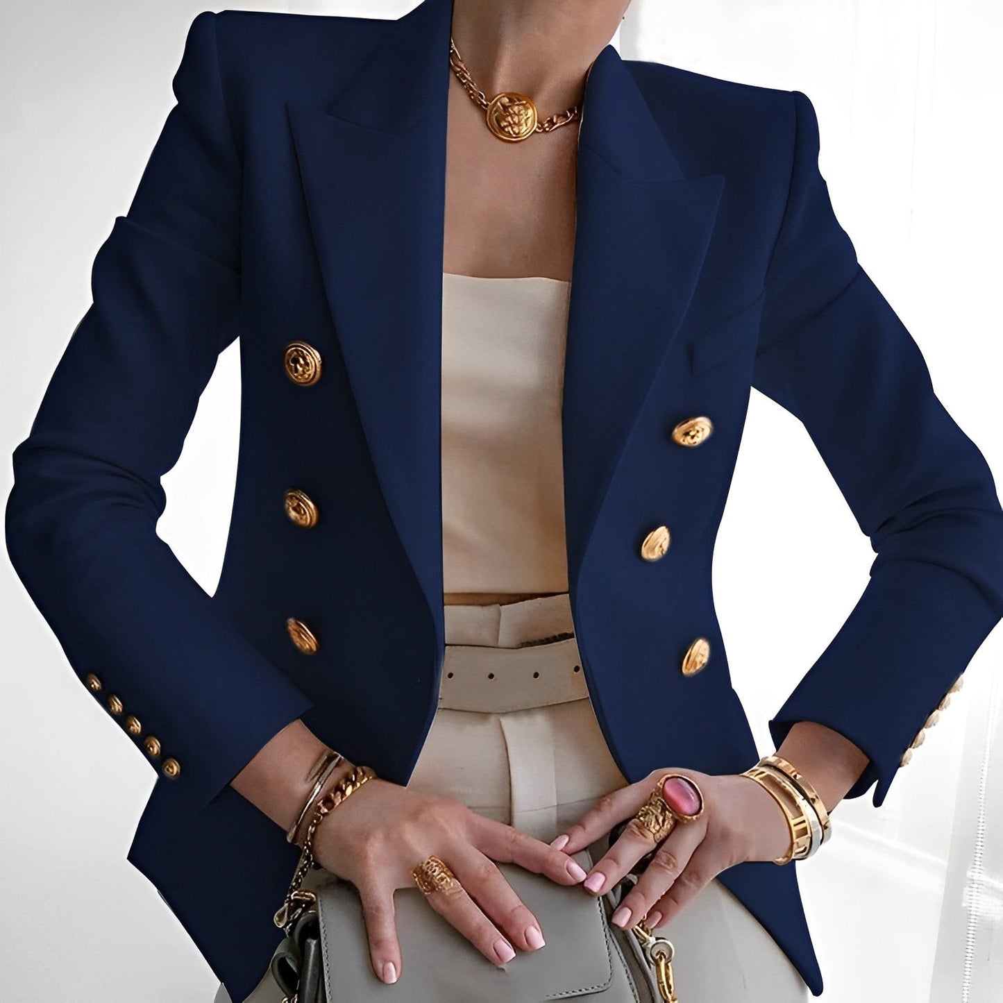 Eleganter Damen Blazer aus Wolle