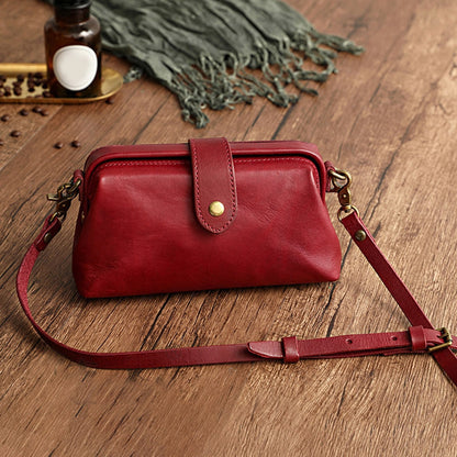 Handgefertigte Damen Retro-Tasche Leder