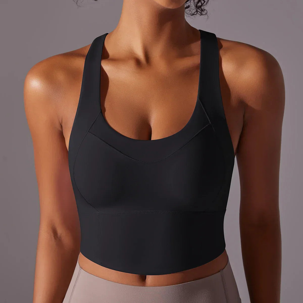 Norvielle Damen Yoga-Bh Eng Anliegend Sportlich