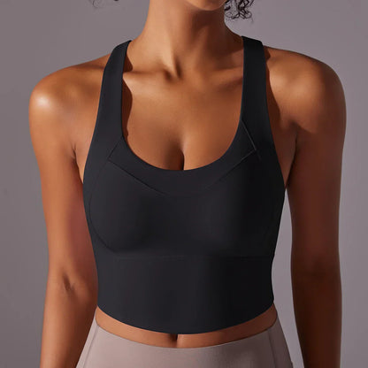 Norvielle Damen Yoga-Bh Eng Anliegend Sportlich
