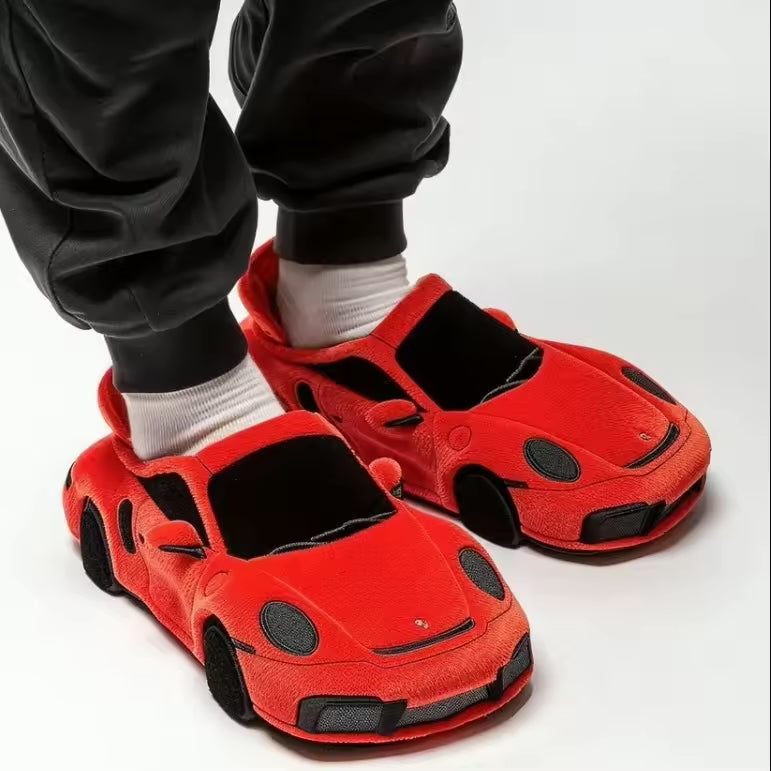 Damen Pantoffeln Rutschfeste Sohle Auto-Design