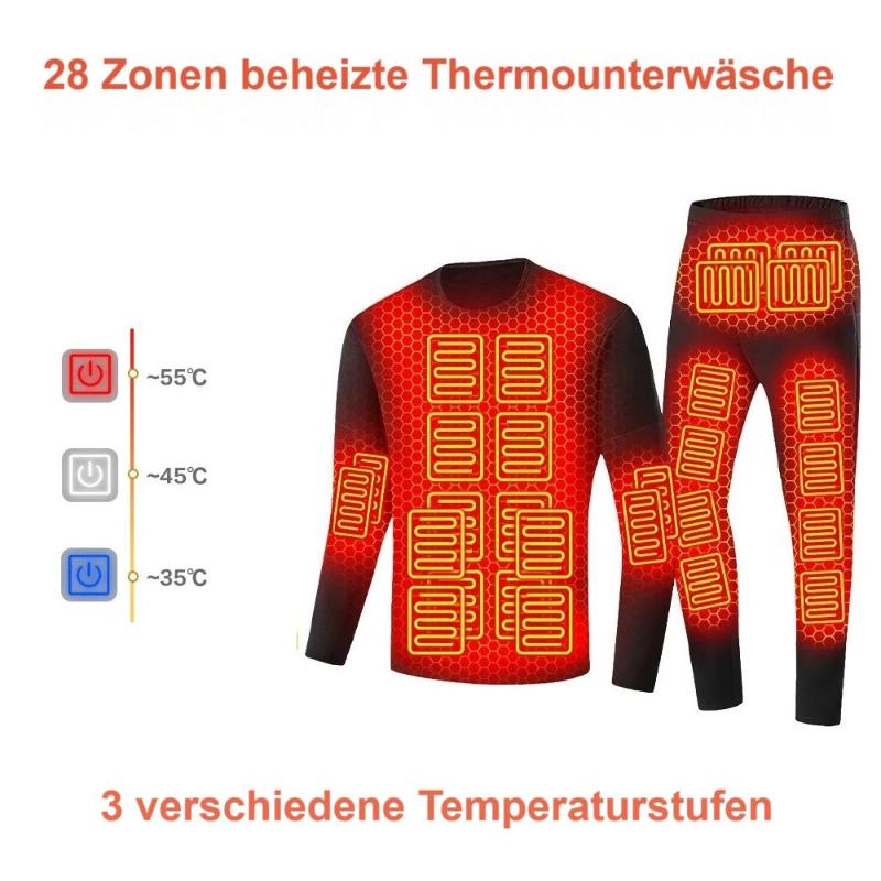 Heizbarer USB Thermounterwäsche Anzug