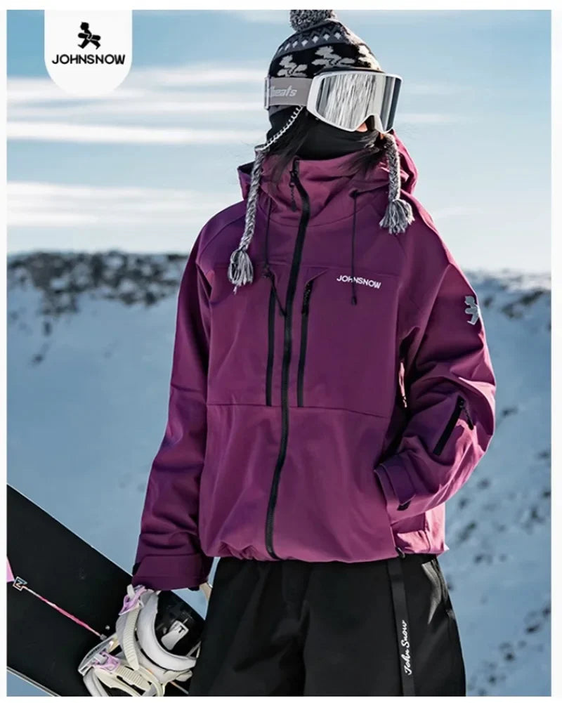 Unisex Jacke Kapuze Frontverschluss