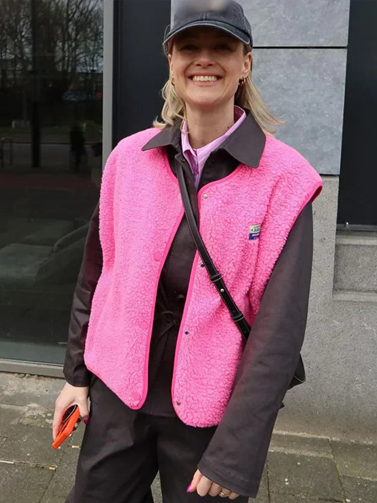 Damen Teddyweste Kurz - Norvielle