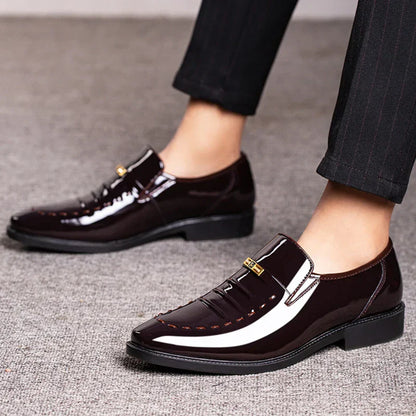 Elegante Herren Lackslipper Formell