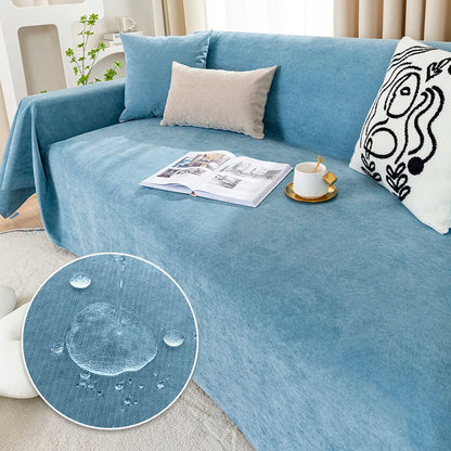 Wasserfeste Sofa-Decke Kratzfest Staubschutz Beige