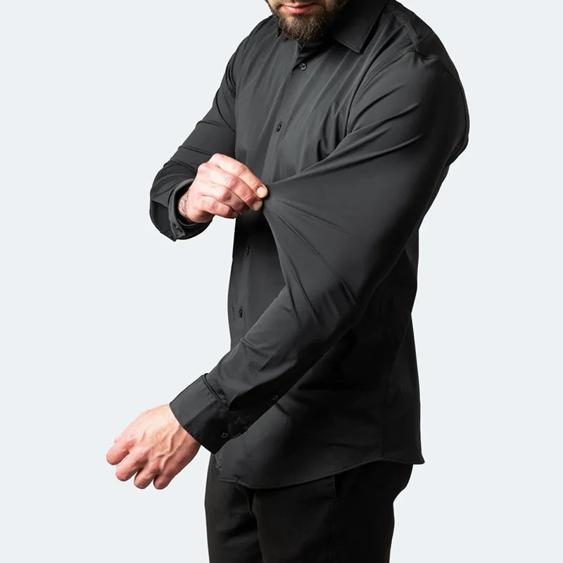 Norvielle Herren Bügelfreies Hemd