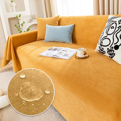 Wasserfeste Sofa-Decke Kratzfest Staubschutz Beige