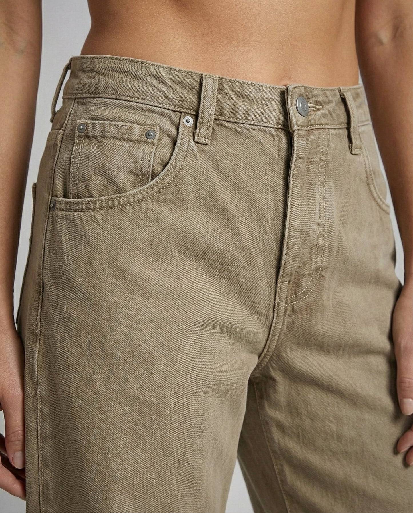 Damen Wide Leg Jeans Bequem Norvielle