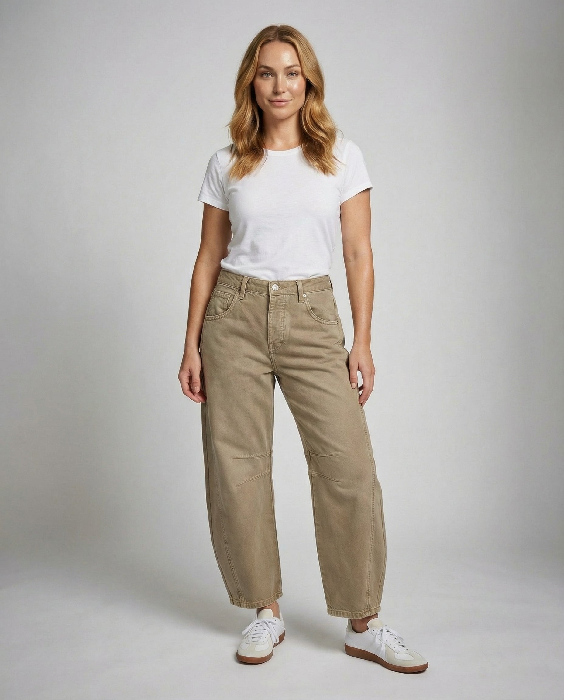 Damen Wide Leg Jeans Bequem Norvielle - Norvielle