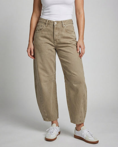 Damen Wide Leg Jeans Bequem Norvielle