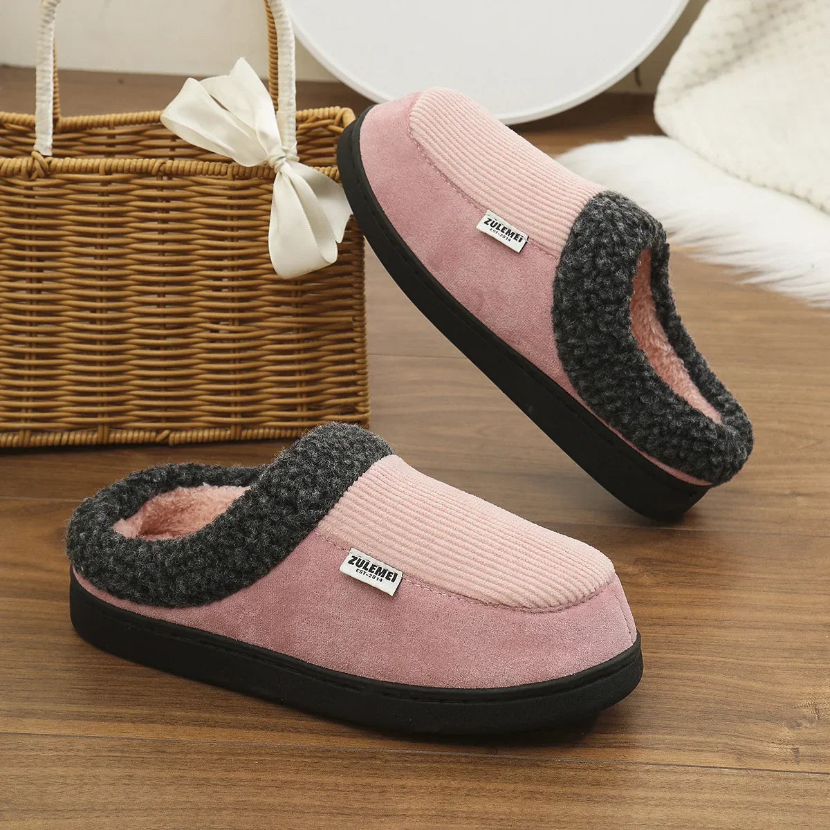 Chatham Unisex Hausschuhe Memory Foam Weich Plüsch Rutschfest