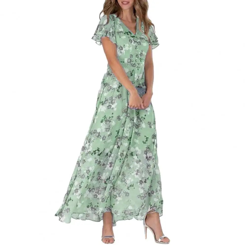 Norvielle Damen Sommerkleid Leicht Strandkleid