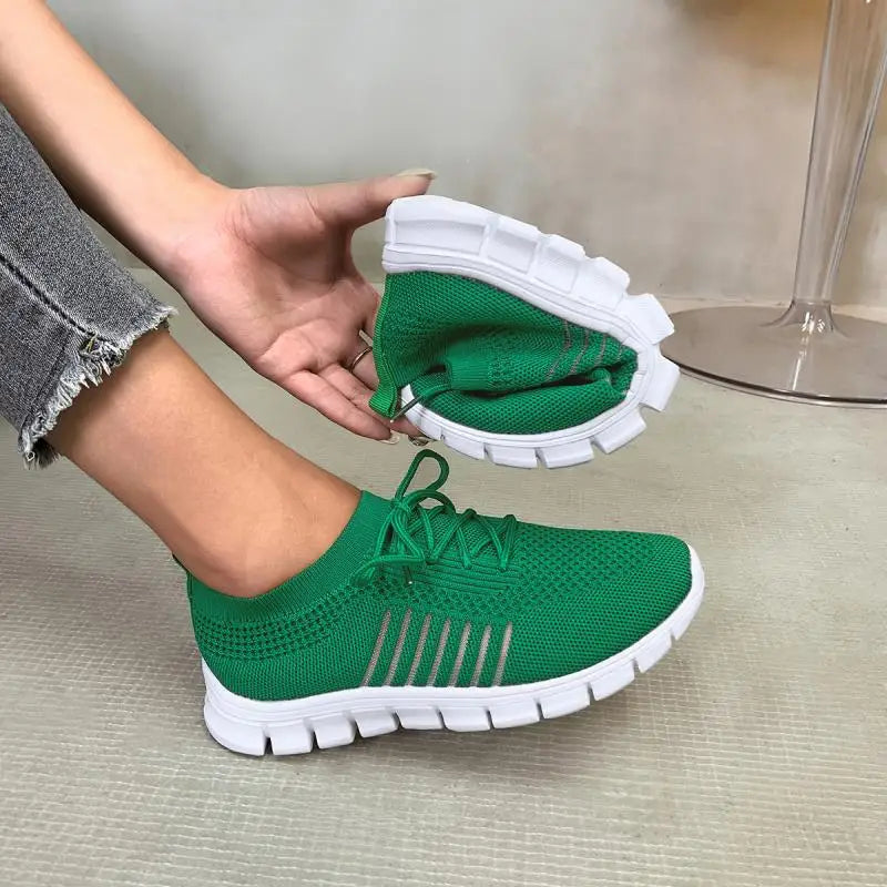 Norvielle Damen Orthopädische Laufschuhe Atmungsaktives Netz