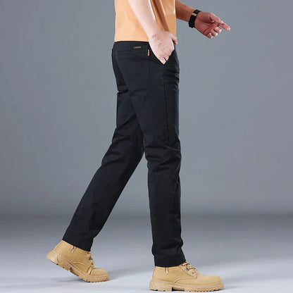 Herren Baumwollhose Slim Fit Gerades Bein