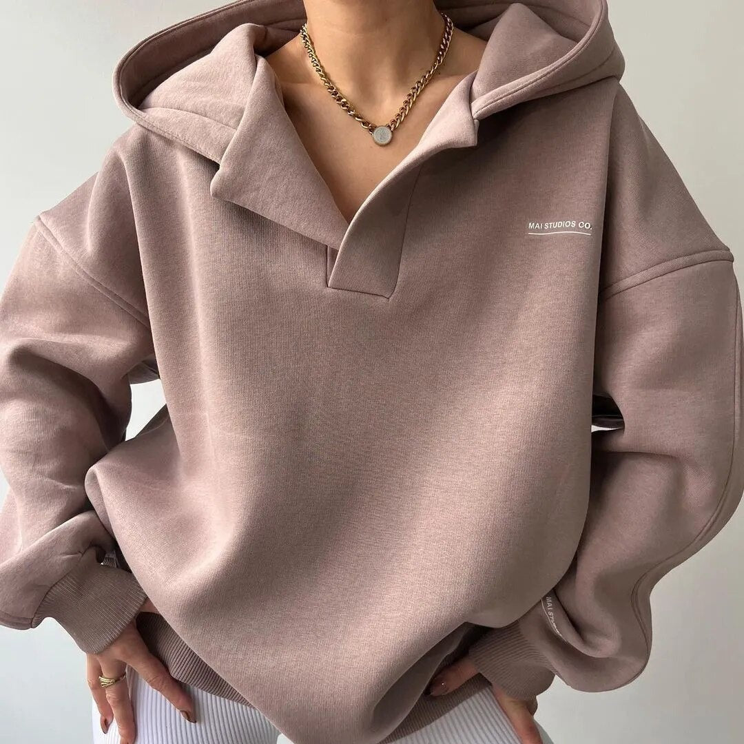 Damen Lässiger Kapuzenpullover Norvielle Winter - Norvielle