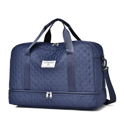 Reisetasche Leicht Diamantmuster Kabinentauglich Faltbar