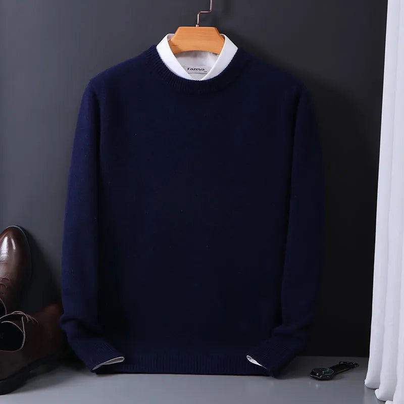 Herren Strickpullover Kurz Warm