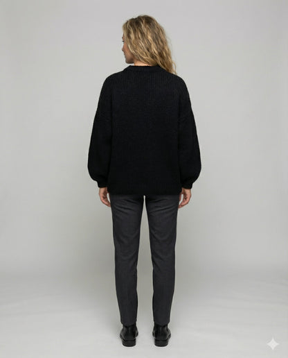 Damen Oversize Pullover Flauschig