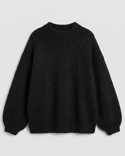 Damen Oversize Pullover Flauschig