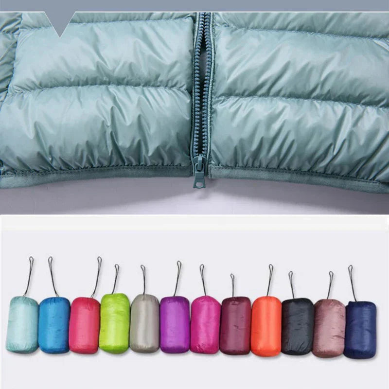 Norvielle Damen Daunenjacke Ultraleicht Mit Kapuze