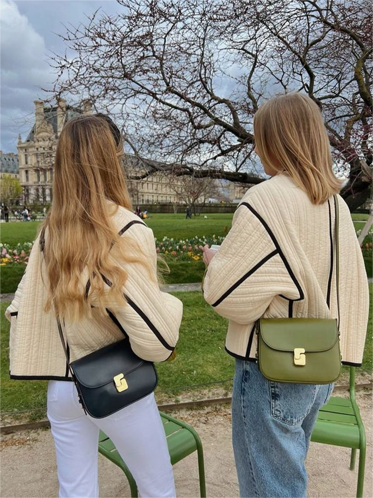Damen Übergangsjacke Bequem Knöpfe