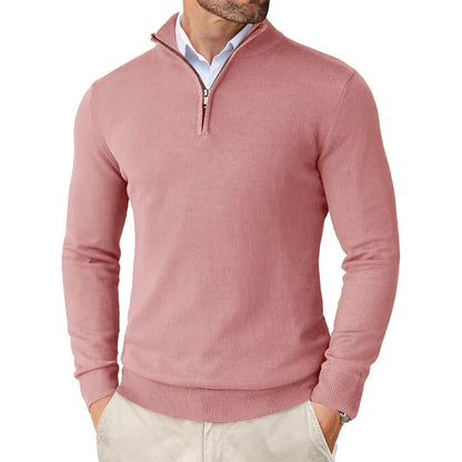 Herren Pullover Frontreißverschluss Ruhiger Schnitt