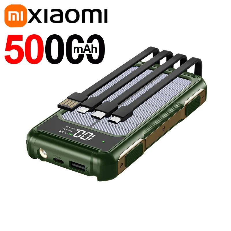 Voltora Powerbank 20.000mAh 4-in-1 Kabel Schnellladung LED