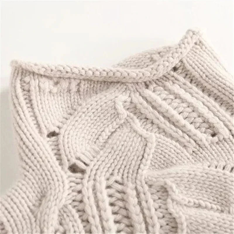Damen Rollkragenpullover Elegantes Design