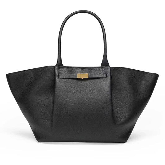 Damen Modische Handtasche Großzügig Schwarz - Eveloria