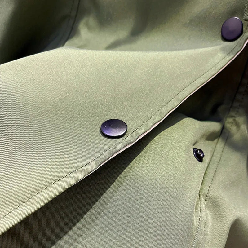Damen Übergangsjacke Moderner Layer-Look Frühjahr Herbst