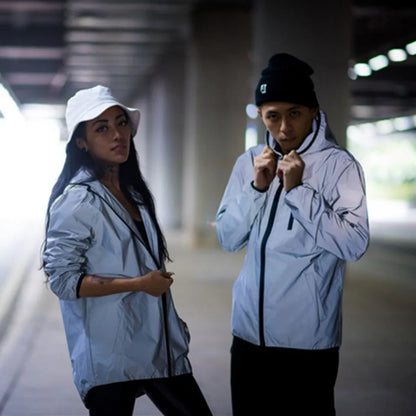 Reflektierende Nachtjacke Für Damen Und Herren