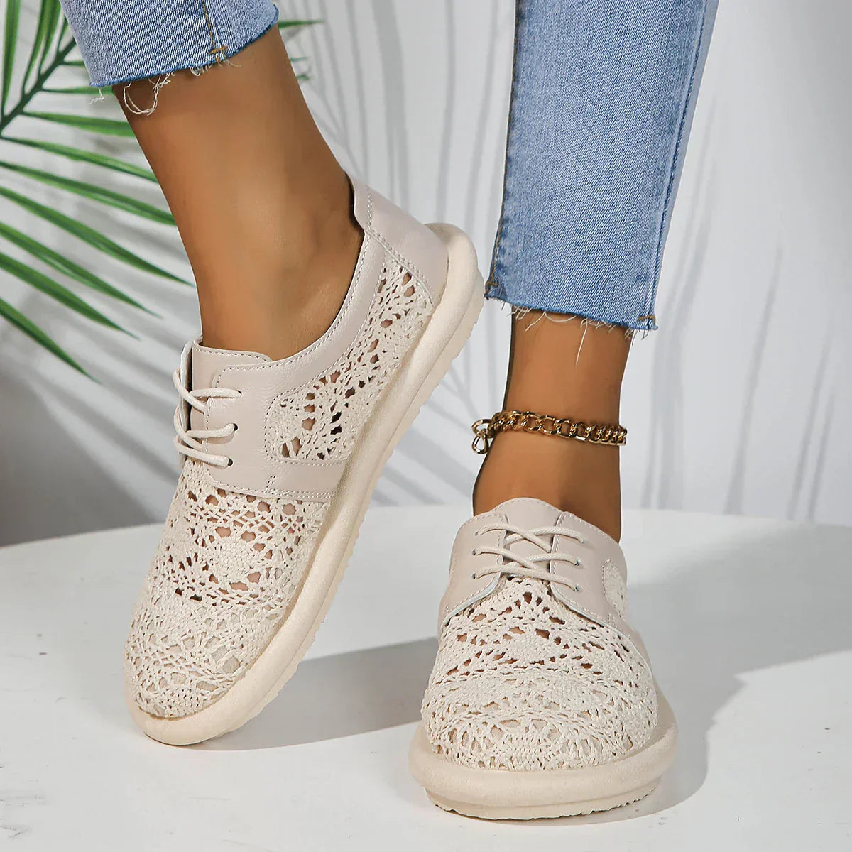 Norvielle Damen Orthopädische Laufschuhe Atmungsaktives Mesh