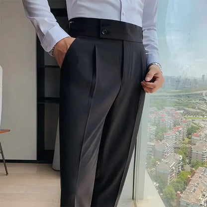 Norvielle Damen Chinohose Hochtailliert