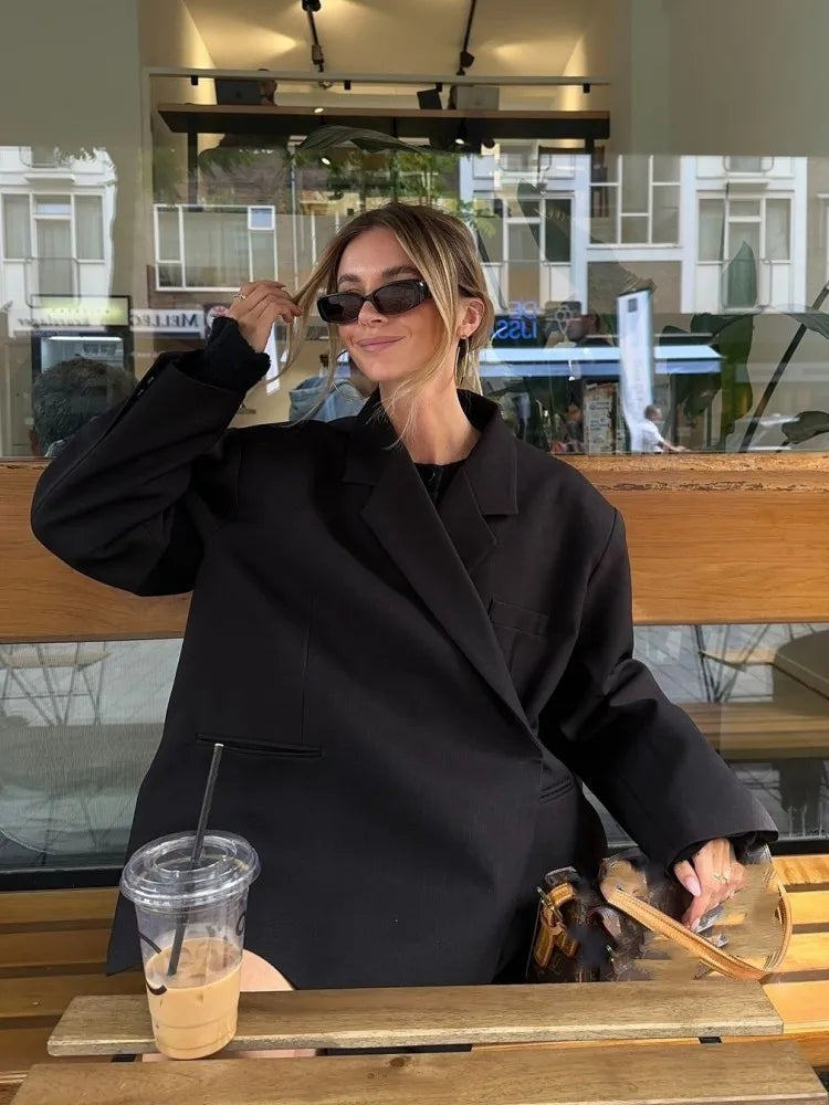 Norvielle Damen Übergrößer Blazer