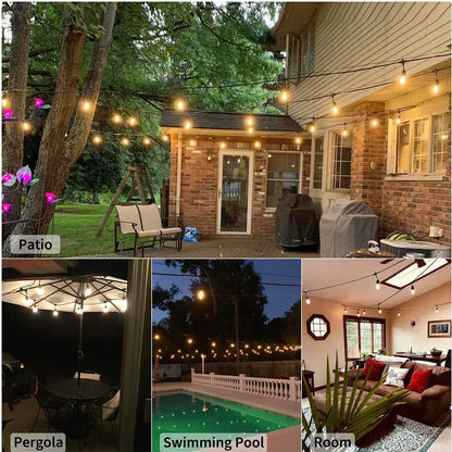 LED Solar Lichterkette Wasserdicht IP44 Für Garten Terrasse Camping